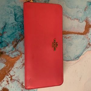 Pink Coach Wallet